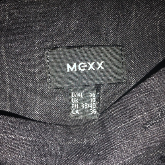 Mexx Gray Pinstripe Skirt - Picture 4 of 6